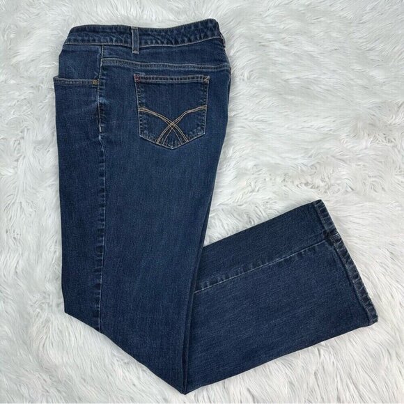Tommy Hilfiger Women’s Blue Hope Bootcut Y2K Retro Jeans 14S/W34/L28.5 - Picture 3 of 12